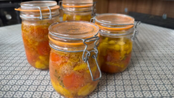 Recette : conserves de tomates